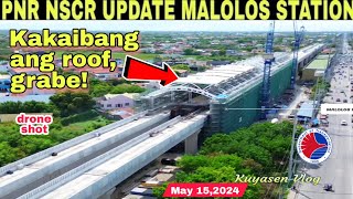 Kakaiba ang roof,grabe! PNR NSCR UPDATE MALOLOS STATION|Bulacan|May 15|build3x|build better more