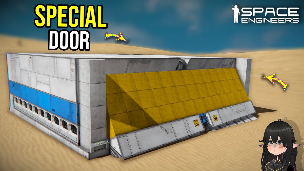This Hangar Door Uses Special Latch Design, Space Engineers - YouTube