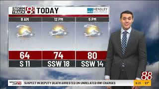 Saturday 4/27 6 a.m. forecast with Ryan Morse