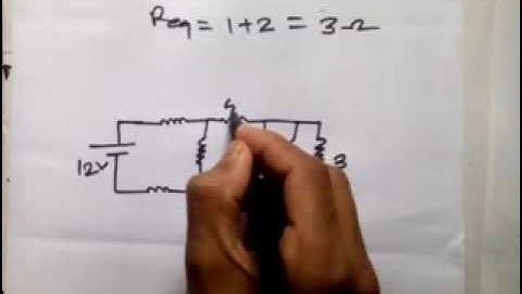 how to solution series & parallel combinational resistor circuit bangla 1