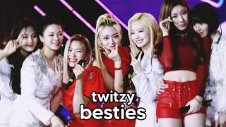 twitzy being supportive queens of each other (twice and itzy interactions)