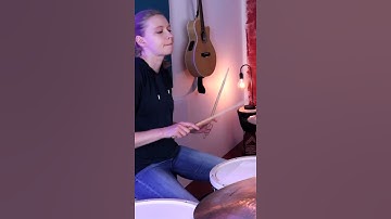 Funky Linear Drum Groove w/ notation #shorts