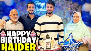 Happy Birthday meri janSurprise Birthday party for Haider...