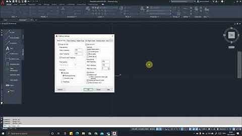 AutoCAD Snap & Grid Settings