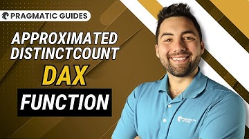 Power BI APPROXIMATEDDISTINCTCOUNT DAX Function Tutorial  📊