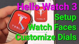 KIWITIME Hello Watch 3 Plus Smart Watch Setup/Watch Faces View/ Customize Dial-Best Ultra 2 Copy?