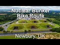 Greenham cold war nuclear bunkers    mountain bike route