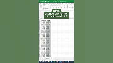Barcodes in Excel‼️ #excel