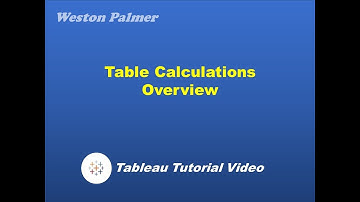 Tableau Tutorial - Table Calculation Basics (WINDOW_AVG, WINDOW_SUM)