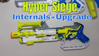 Nerf Hyper Siege-50 Internals and Spring Upgrade