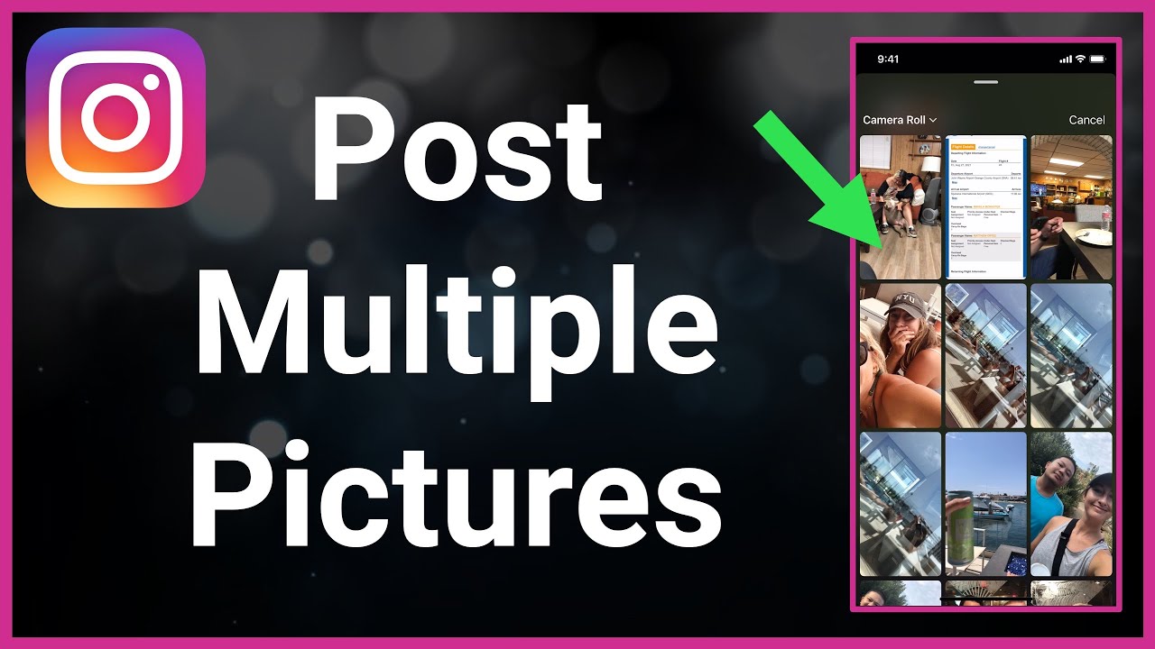 3 Ways To Post Multiple Pictures On Instagram YouTube