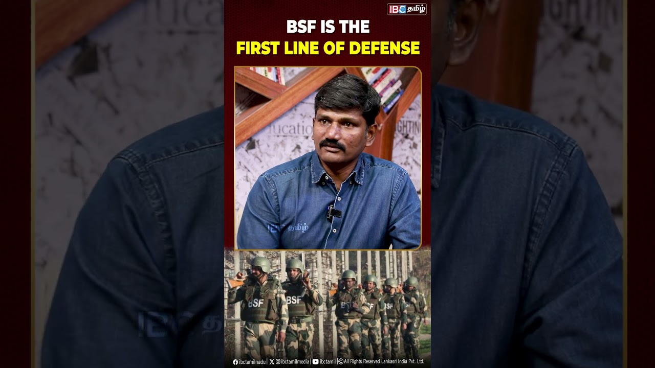 BSF is the first line of defense - BSF Sathis | Indian Army | Amaran | Rashtriya Rifles