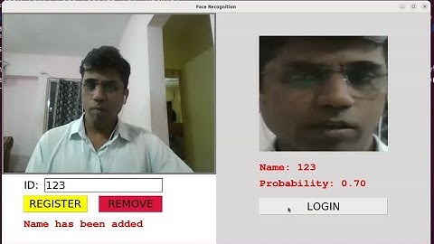Python Face recognition using MTCNN and SVM