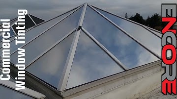 Weberstown Mall - Skylight Window Tinting on top of Weberstown Mall in Stockton,  CA Commercial
