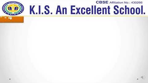 Grade 1 E.V.S Chapter 4 Safety Rules