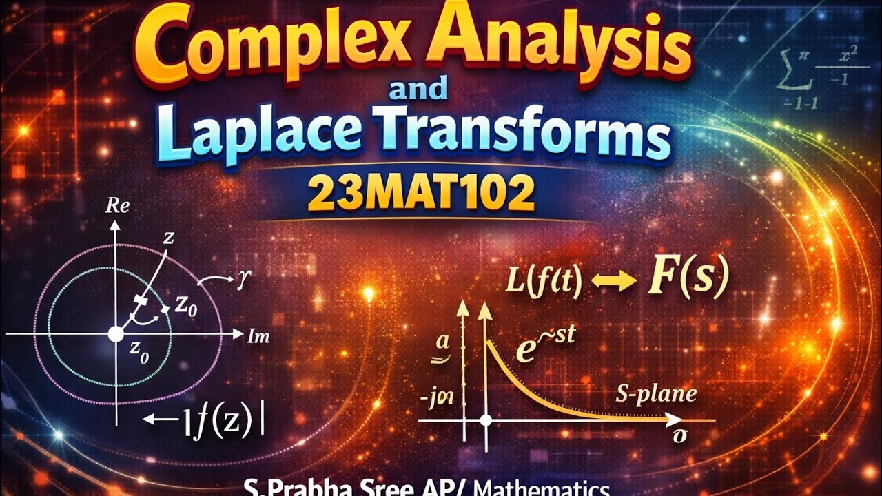 VECTOR CALCULUS | COMPLEX ANALYSIS AND LAPLACE TRANSFORMS | SNS ...