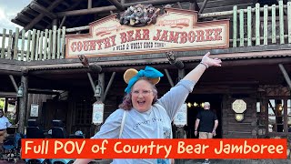 Country Bear Jamboree | POV Full Show of Country Bear Jamboree | Saying Goodbye