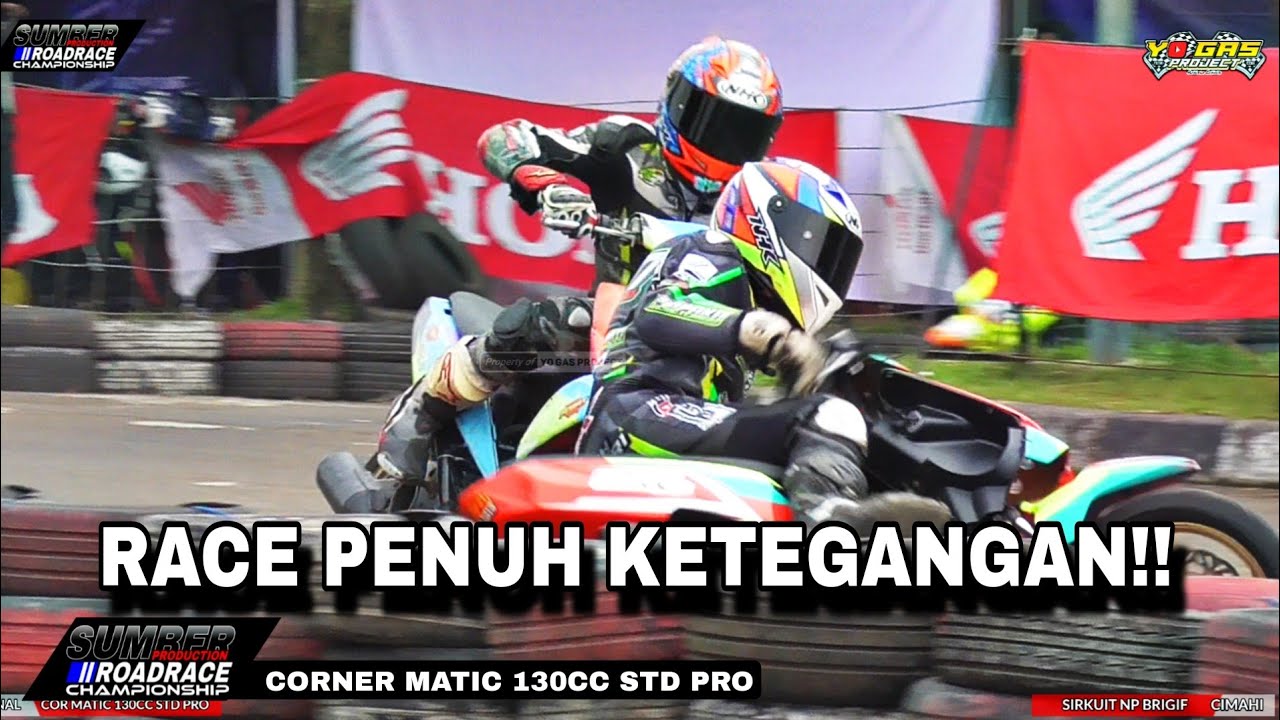 RACE PENUH KETEGANGAN‼️CORNER MATIC 130CC STD PRO ROADRACE BRIGIF CIMAHI 2025