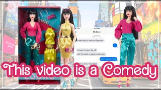 Street Noise & Texts From Work...This Doll Review is a Comedy! Bill Greenings Barbie Looks 19!