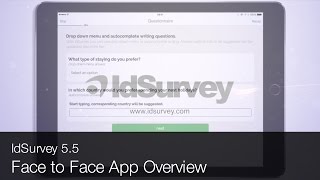IdSurvey 5.5 - Face to Face App Overview (CAPI) screenshot 1