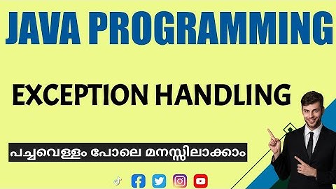 Java exception handling|Java Programming|Malayalam Tutorial