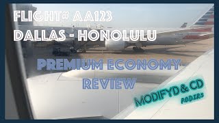 How good is American Airlines Premium Economy with Modifyd & CD