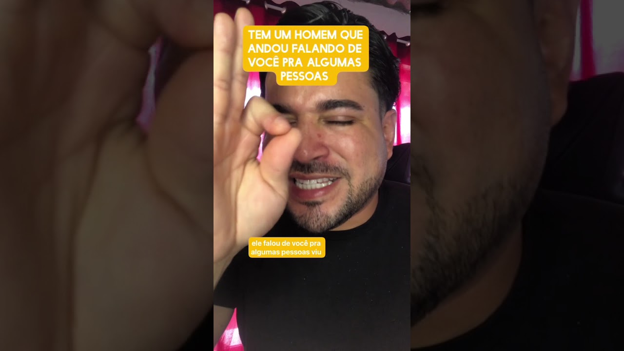 Tem um homem que andou falando de você pra algumas pessoas 