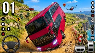 Driving Expensive Bus On Extremely Dangerous Road | Bus Simulator Indonesia Gameplay #1 screenshot 5