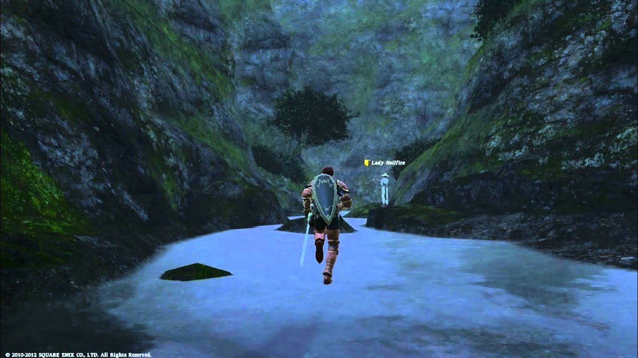 FFXIV - Walking on water glitch