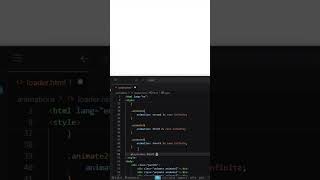 ✅ Animated Loader Using Keyframes in CSS | Tricks #shorts #animation