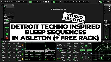 Techno Technique: Chord Sequences inspired by DJ Bone, Jeff Mills, Detroit techno -free Ableton rack