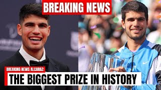 BREAKING: THE MILLIONAIRE PRIZE ALCARAZ COULD WIN at INDIAN WELLS