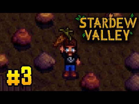 Видео: Stardew Valley Прохождение #3 - Шахтерское дело!