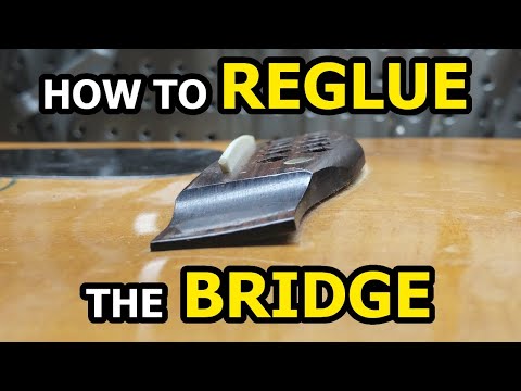 Acoustic Guitar Bridge Reglue | Epoxy Method + Plywood Tops