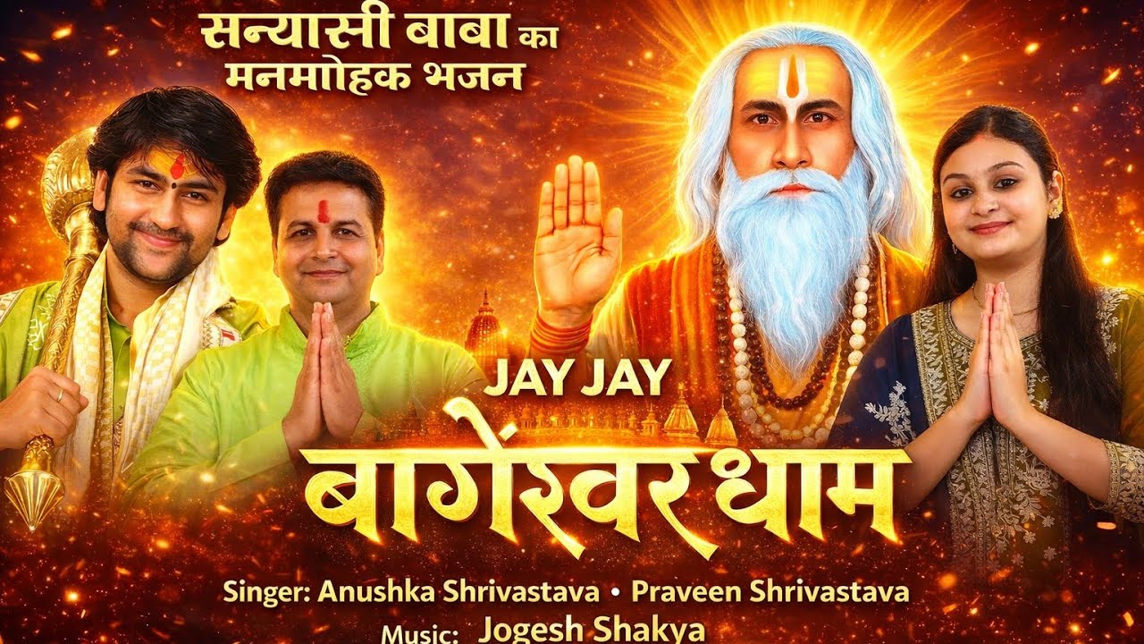 Jay Jay Bageshwar Dham| Sanyasi Baba Bhajan | Anushka & Praveen Shrivastava Karera