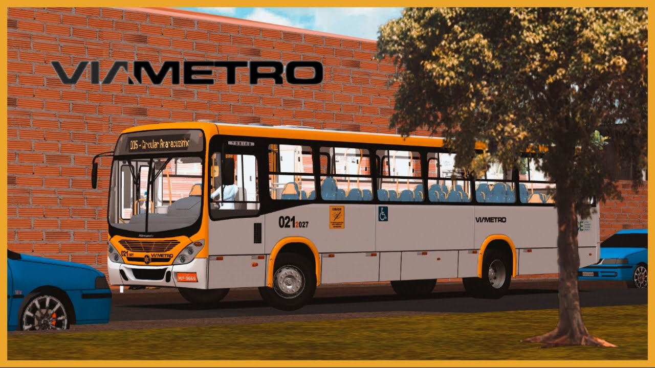 🟡proton bus simulator - mod mapa! ultra lite! super detalhado