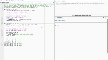 Finding the Slope and Y-intercept Using Python Coding | CSC110 Intro to Programming Class