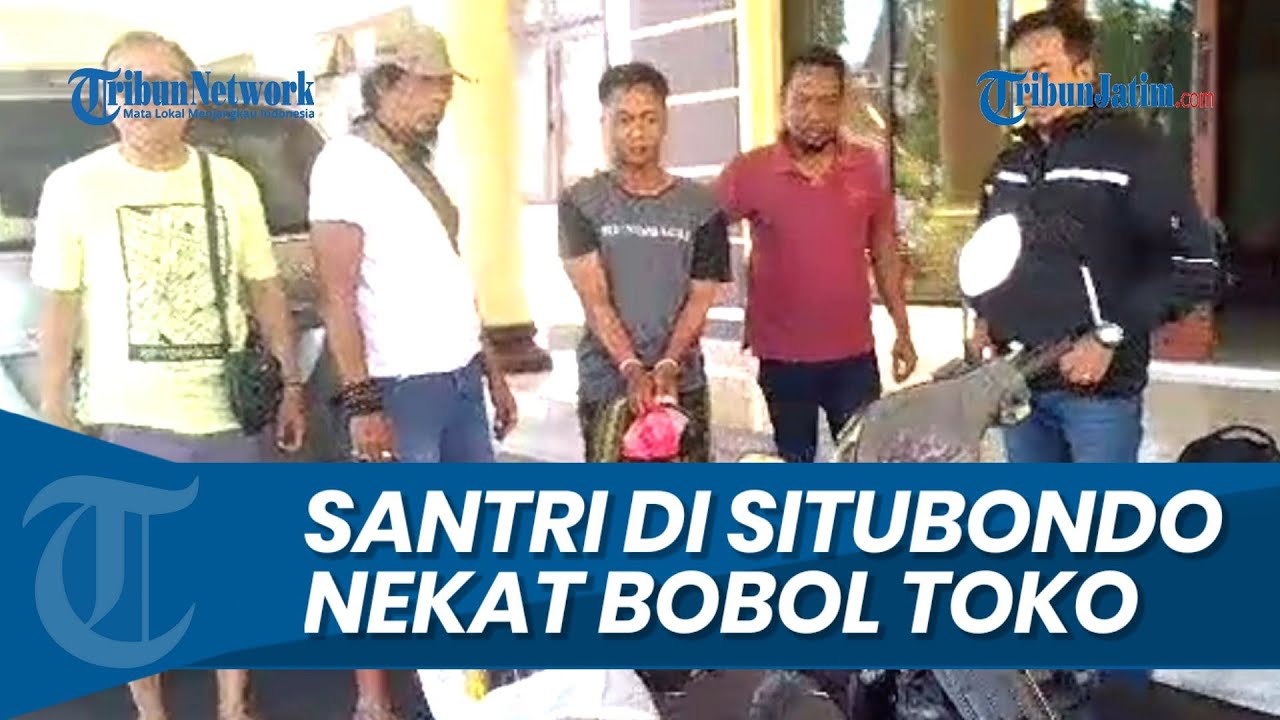 AKSI PENCURIAN Santri di Situbondo Dipergoki Pemilik Toko, Niat Kabur Gagal