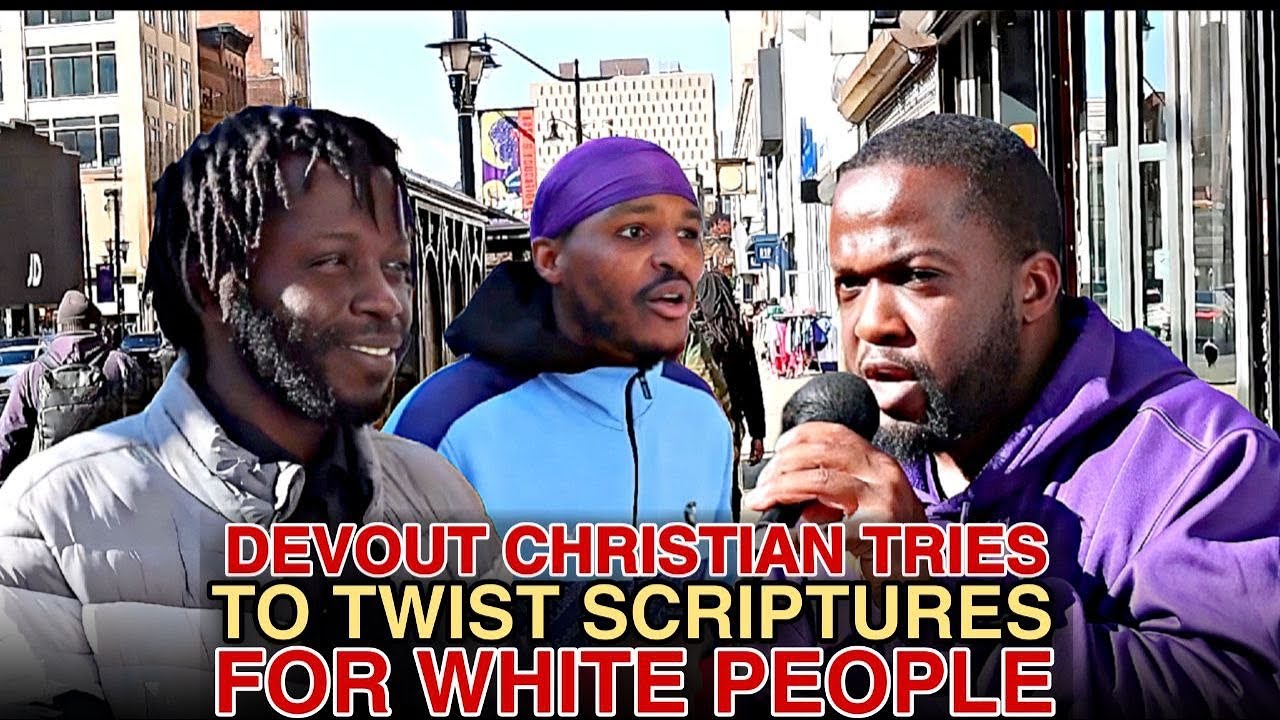DEVOUT CHRISTIAN TRIES TO TWIST SCRIPTURES FOR WHITE PEOPLE 