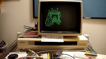 Carol of the Bells - OPL2LPT on an Epson QX-10 CP/M Machine