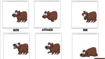 Animated Bear - 2D Game Graphics and Game Art