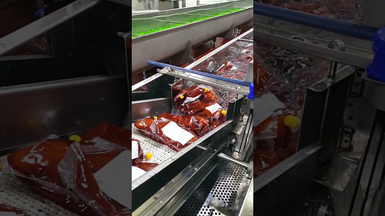 아산 00푸드 - 파우치 냉각 터널 (Pouch Cooling Tunnel)