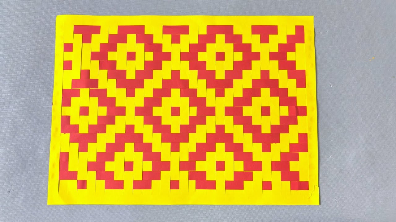 Cara Membuat Anyaman Kertas Yang Mudah 