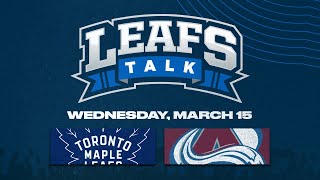 Avalanche vs. Maple Leafs LIVE Post Game Reaction - Leafs Talk