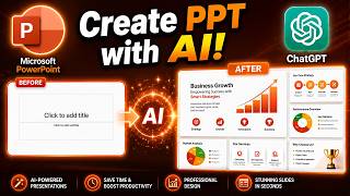 How to Create PowerPoint Presentation with ChatGPT | AI PPT Tutorial