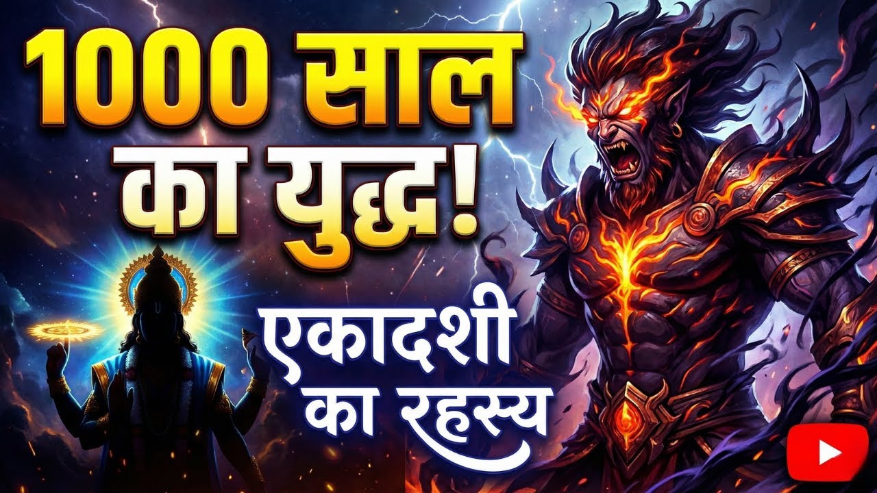 1000 साल का युद्ध! विष्णु जी ने क्यों किया ऐसा? Ekadashi Ki Kahani: The Demon Born from Vishnu