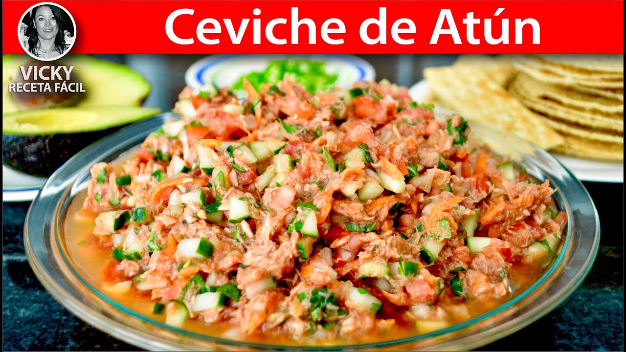 Ceviche de Atún | #VickyRecetaFacil - YouTube