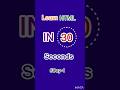 #day-1 HTML series from beginner to Advanced level #html5#html#codewithme#programming