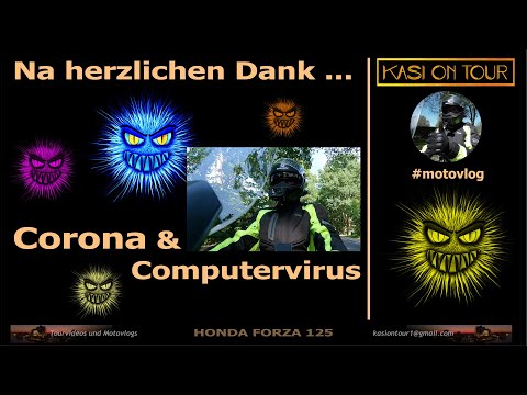 Corona und Computervirus ... das war echt nicht meine Woche ?? - Honda Forza 125 MotoVlog German