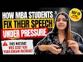 How Students Fix Their Speech Under Pressure| This Mistake Will Cost You Your Dream Package!